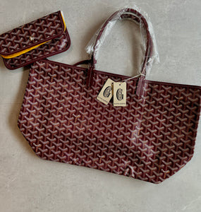 Goyard Saint Louis PM Bag Bordeaux