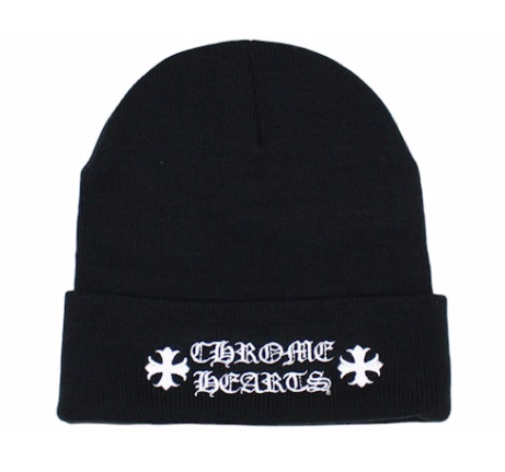 Chrome Hearts Orange Logo Beanie