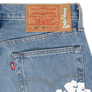 Denim Tears x Levi's Cotton Wreath Light Wash Jeans