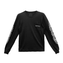 Laden Sie das Bild in den Galerie-Viewer, Chrome Hearts Pink Dagger Script Longsleeve