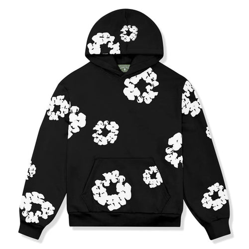 Denim Tears Cotton Wreath Hoodie Schwarz