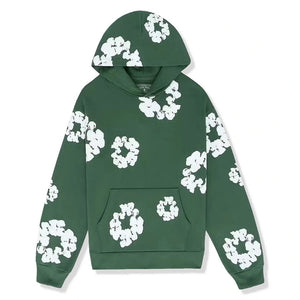 Denim Tears Cotton Wreath Hoodie Green