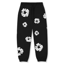 Load image into Gallery viewer, Denim Tears Cotton Wreath Sweatpants Black